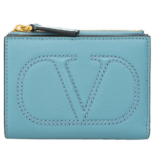 Valentino Garavani Valentino French Wallet Blue Blue