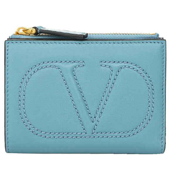 Valentino Garavani Valentino French Wallet Blue Blue