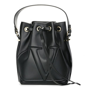 Valentino Garavani Valentino Small VLOGO Bucket Bag Black