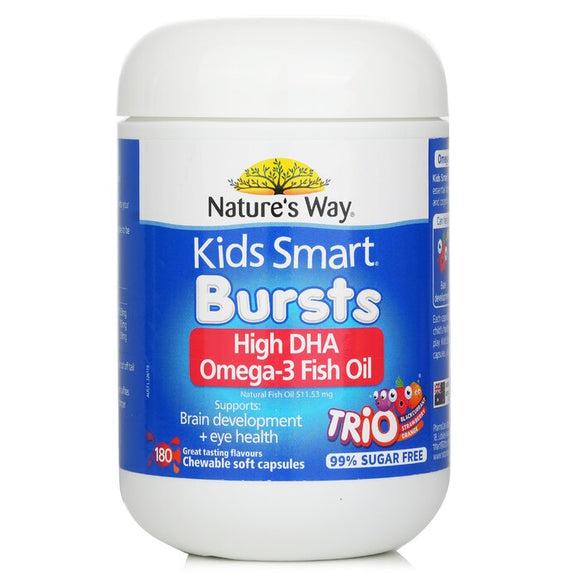 NATURE'S WAY Nature's Way - Kids Smart Omega-3 High DHA Fish Oil Trio 180 Capsules (Parallel import) 180 Capsules