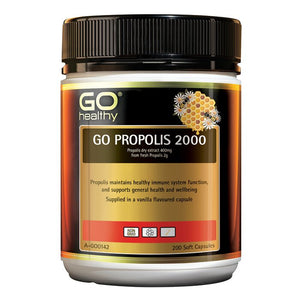 Go Healthy [Authorized Sales Agent] GO Propolis 2,000mg - 200 Softgel Caps 60pcs/box