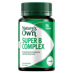 Nature's Own [Authorized Sales Agent] Nature's Own Super B Complex - 75 Capsules 75pcs/box