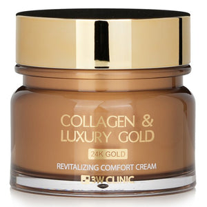 3W Clinic Collagen & Luxury Gold Revitalizing Comfort Gold Cream 100ml/3.53oz