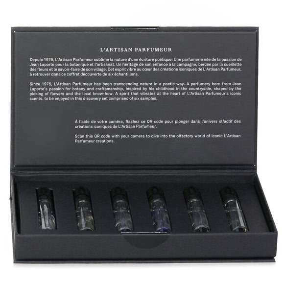 L'Artisan Parfumeur La Collection Discovery Coffret: Mule e Musk +Passage Danfe l+Histoile De Orange+Chasse Au Papion+Anne De Bretagne+Fu Absinth 2ml x6pcs