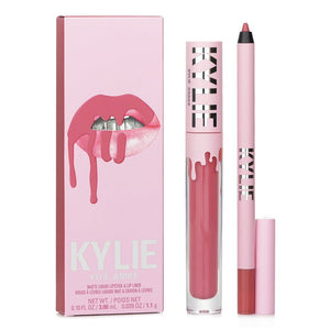 Kylie By Kylie Jenner Matte Lip Kit: Matte Liquid Lipstick 3ml + Lip Liner 1.1g - # 302 Snow Way Bae 2pcs