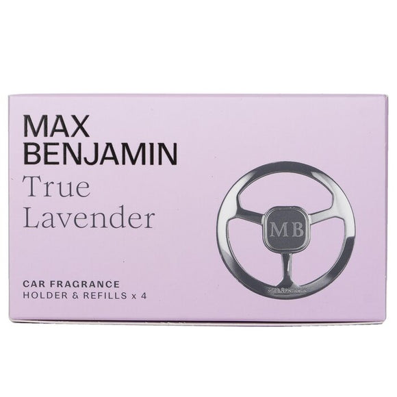 Max Benjamin Car Fragrance Gift Set - True Lavender 4pcs