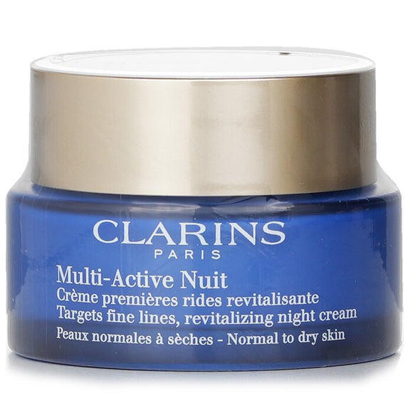 Clarins Multi Active Night Targets Fine Lines Revitalizing Night Cream (For Normal to Dry Skin) 50ml/1.6oz