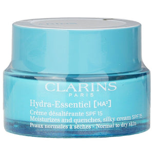 Clarins Hydra Essentiel [HA©÷] Moisturizes And Quenches, Silky Cream SPF 15 (For Normal to Dry Skin) 50ml/1.7oz