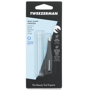 Tweezerman Mini Slant Tweezer - Black Leopard -