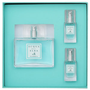 Acqua Dell'Elba Eau De Parfum Classica Fragrance For Men Coffret 3pcs