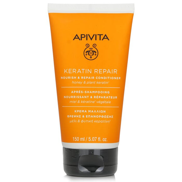 Apivita Keratin Repair Nourish & Repair Conditioner With Honey & Plant 150ml/5.07oz