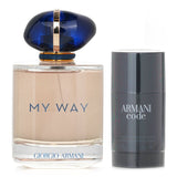 Giorgio Armani Armani Code Series Giorgio Armani My Way Eau De Parfum Spray + Armani Code Deo Stick 2pcs
