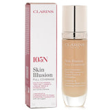 Clarins Skin Illusion Full Coverage Foundation - # 105N 30ml - DETAIL-1