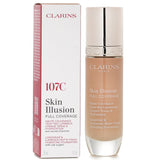 Clarins Skin Illusion Full Coverage Foundation - # 107C 30ml - DETAIL-1