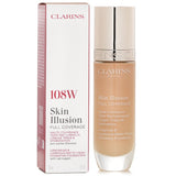 Clarins Skin Illusion Full Coverage Foundation - # 108W 30ml - DETAIL-1