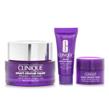 Clinique Smart Clinic.Set: Lifting Face+Neck Cream 50ml+Wrinkle Correcting Serum 10ml+Wrinkle Corrective Eye Cream 5ml +Bag 4pcs - DETAIL-1
