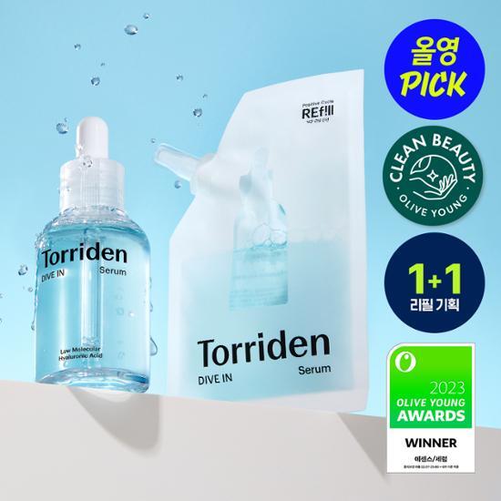 [August All Young Pick/Exclusive Plan] Torridon Dive-in Low Molecular Hyaluronic Acid Serum 50ml Refill Plan (+Refill Pack 50ml)