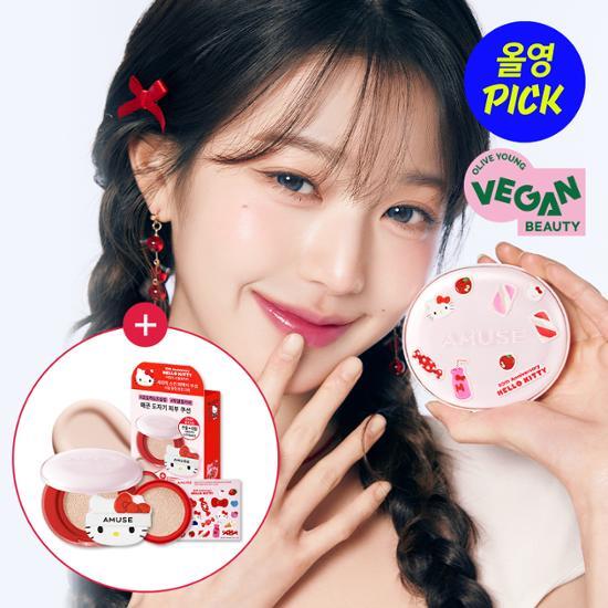 [Hello Kitty/Exclusive Plan] Amuse Ceramic Skin Perfector Cushion Refill Plan - 01 Porcelain