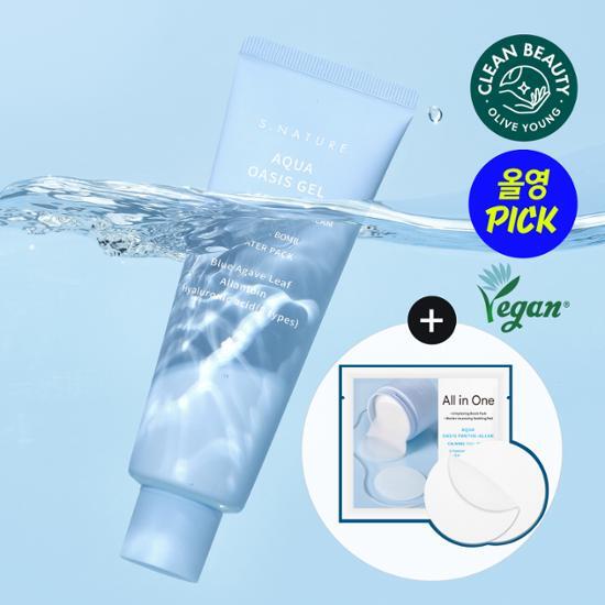 [August All Young Pick/Moisture Cooling Soothing] Esnature Aqua Oasis Moisture Gel Cream 90ml