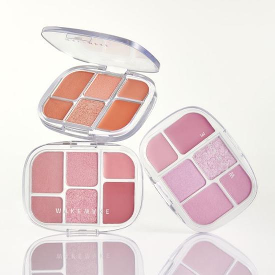 [NEW] Wake Make Soft Sheer Multi Palette 3 COLOR  - 01 Coral Hertz / 02 Lazy Rose / 03 Lavender Pleasure