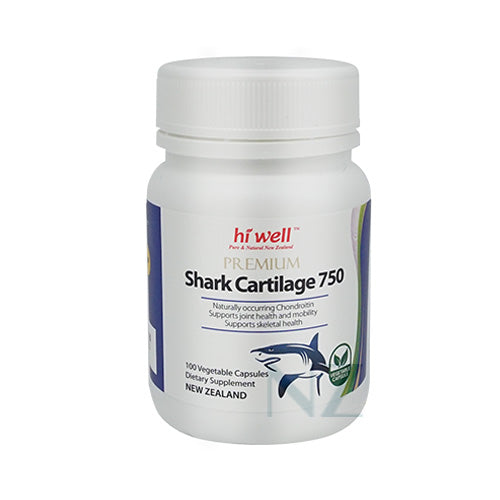 Hi Well Premium Shark Cartilage 750 Vege Capsules