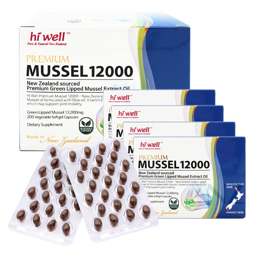 Hi Well Premium Mussel 12000 200Softgels