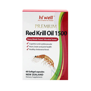 Hi Well Premium Krill Oil 1500 60 Softcapsules