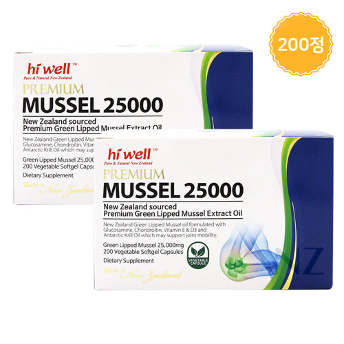 Hi Well Premium Mussel 25000 200Softgels