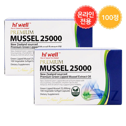 Hi Well Premium Mussel 25000 100Softgels