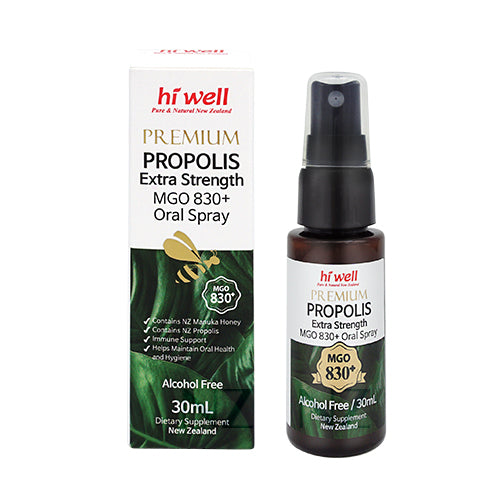 Hi Well Premium Propolis Extra Strength MGO 830+ Oral Spray 30ml