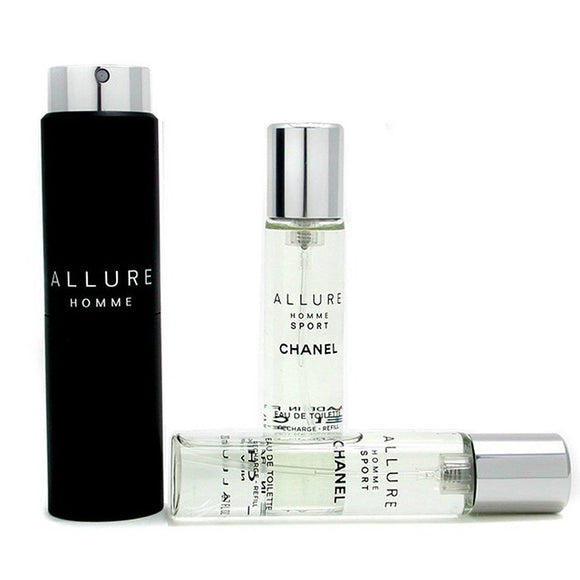 Chanel Allure Homme Sport Eau De Toilette Travel Spray (With Two Refil