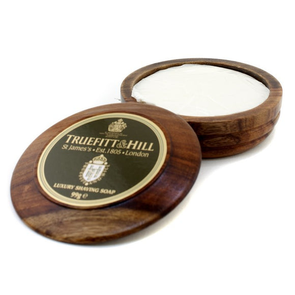 Truefitt & Hill Luxury Shaving Soap In Wooden Bowl 99g/3.3oz