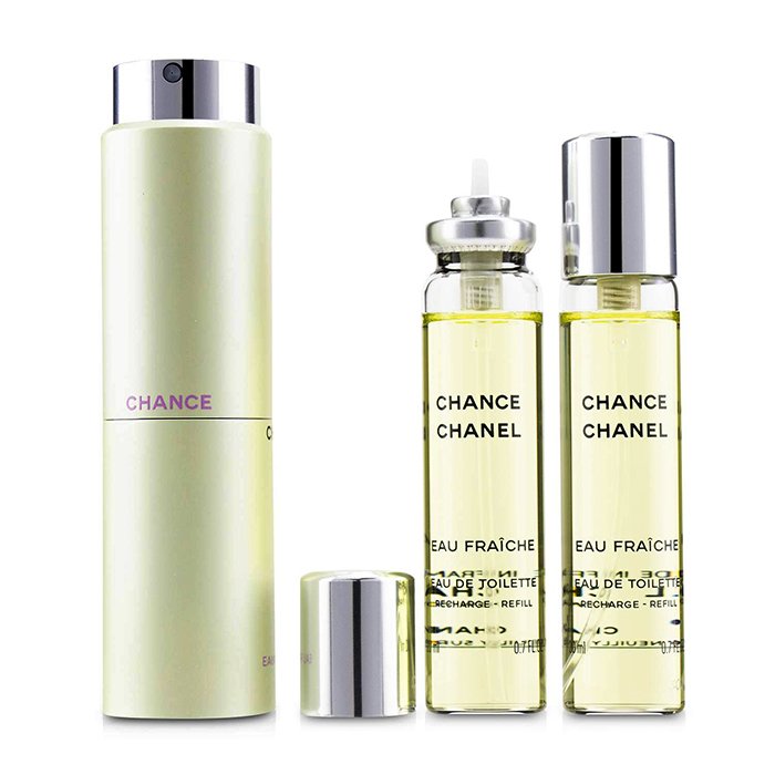 Chanel Chance Eau Fraiche Twist & Spray Eau De Toilette Refill 3x20ml/0.7oz  buy in United States with free shipping CosmoStore
