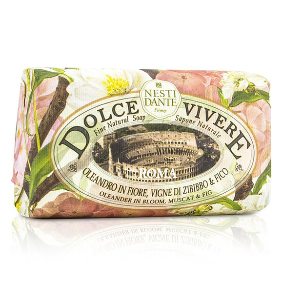 Nesti Dante Dolce Vivere Fine Natural Soap - Roma - Olenander In Bloom, Muscat & Fig 250g/8.8oz