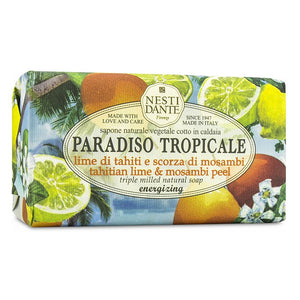 Nesti Dante Paradiso Tropicale Triple Milled Natural Soap - Tahitian Lime &amp; Mosambi Peel 250g/8.8oz