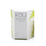 iKOU Eco-Luxury Aromacology Natural Wax Candle Glass - Zen (Green Tea & Cherry Blossom) (2x2) inch