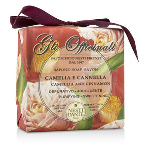 Nesti Dante Gli Officinali Soap - Camellia & Cinnamon - Purifying & Sweetening 200g/7oz