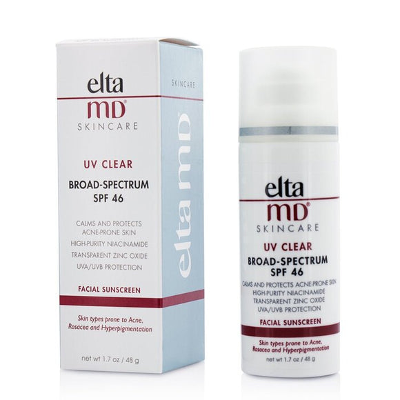 EltaMD UV Clear Facial Sunscreen SPF 46 - For Skin Types Prone To Acne, Rosacea & Hyperpigmentation 48g/1.7oz