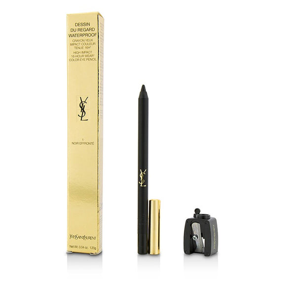 Yves Saint Laurent Dessin Du Regard Waterproof High Impact Color Eye Pencil - 1 Noir Effronte 1.2g/0.04oz