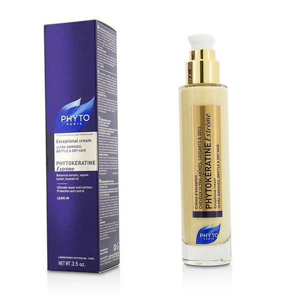 Phyto PhytoKeratine Extreme Exceptional Cream (Ultra-Damaged, Brittle & Dry Hair) 100ml/3.5oz