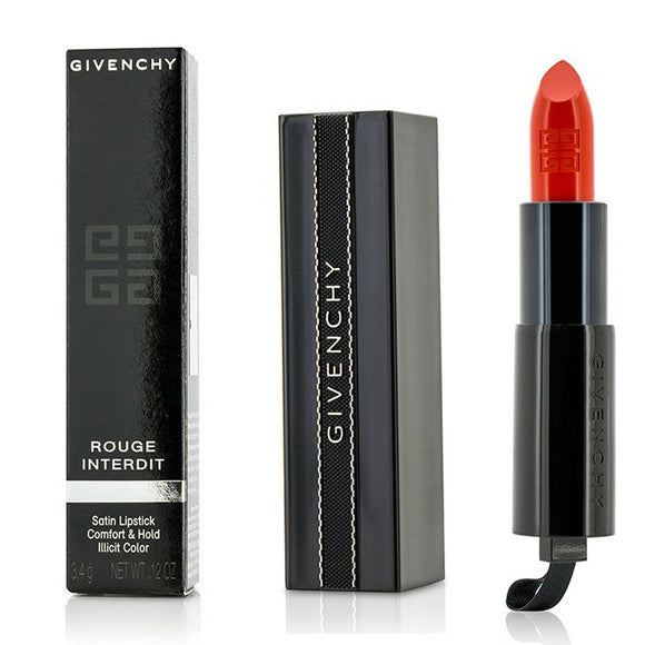 Givenchy Rouge Interdit Satin Lipstick - # 15 Orange Adrenaline 3.4g/0.12oz
