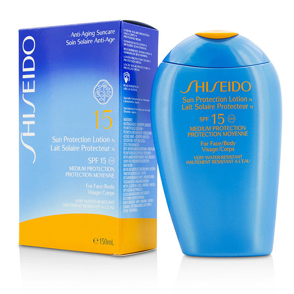 Shiseido Sun Protection Lotion N SPF 15 (For Face & Body) 150ml/5oz
