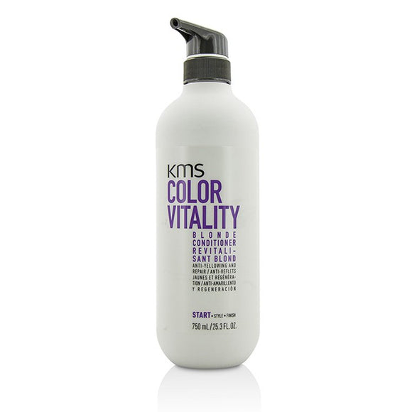 KMS California Color Vitality Blonde Conditioner (Anti-Yellowing and Repair) 750ml/25.3oz