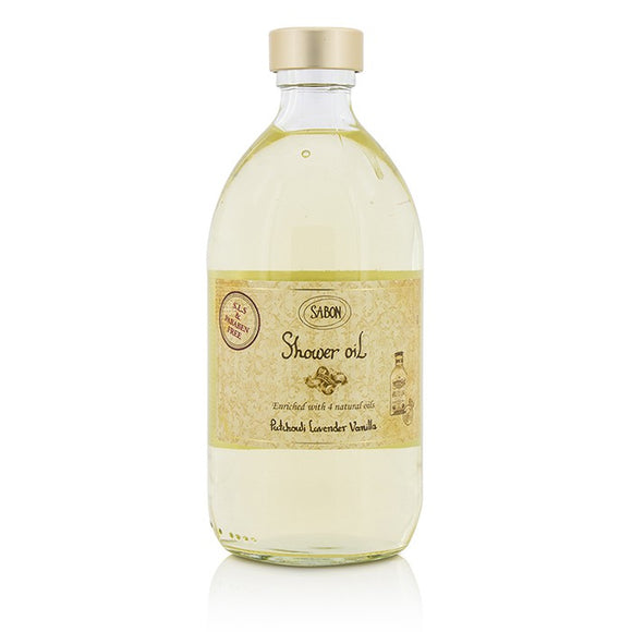 Sabon Shower Oil - Patchouli Lanvender Vanilla 500ml/17.59oz