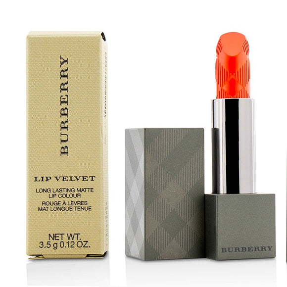 Burberry Lip Velvet Long Lasting Matte Lip Colour - # No. 412 Orange Red 3.5g/0.12oz