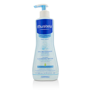 Mustela No Rinse Cleansing Water (Face & Diaper Area) - For Normal Skin 500ml/16.9oz