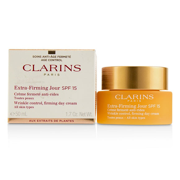 Clarins Extra-Firming Jour Wrinkle Control, Firming Day Cream SPF 15 - All Skin Types 50ml/1.7oz