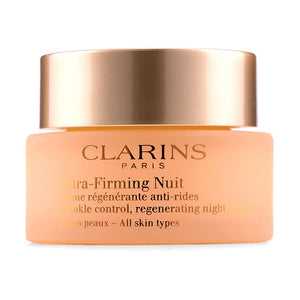 Clarins Extra-Firming Nuit Wrinkle Control, Regenerating Night Cream - All Skin Types 50ml/1.6oz