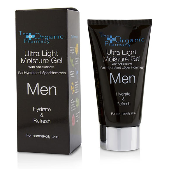 The Organic Pharmacy Men Ultra Light Moisture Gel - Hydrate & Refresh - For Normal & Oily Skin 75ml/2.5oz
