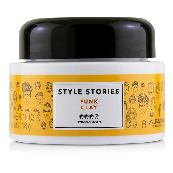 AlfaParf Style Stories Funk Clay (Strong Hold) 100ml/4.16oz
